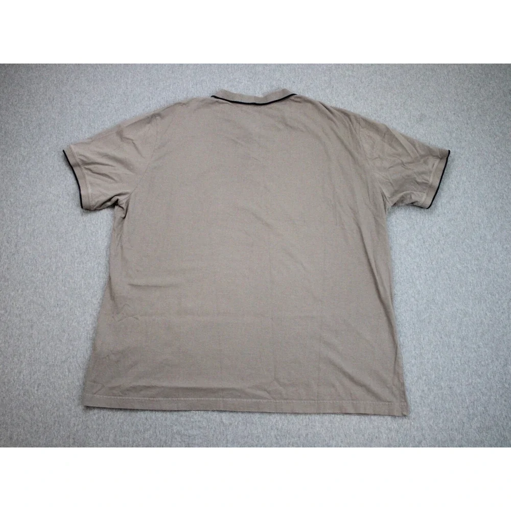 Banana Republic Polo Mens Size XXL Brown 100% Cotton Short‎ Sleeve